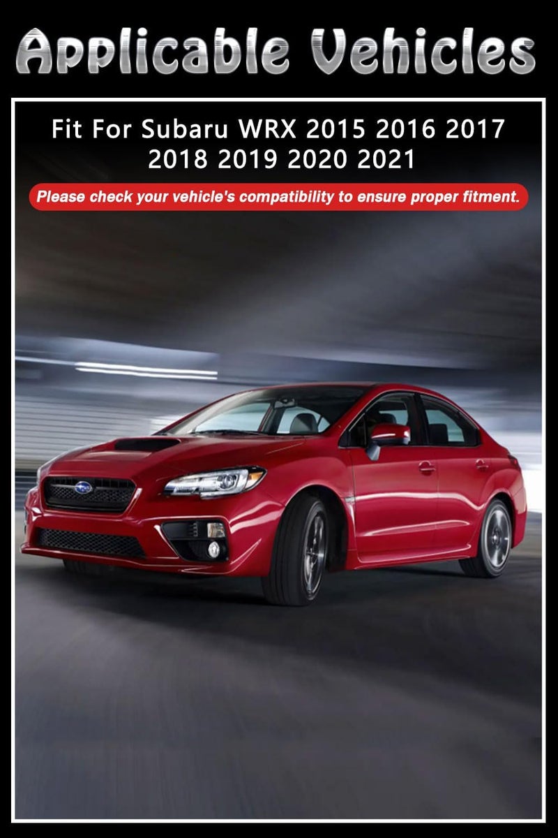 BriYorWay Vent Shades Rain Guards for Subaru WRX 2015 2016 2017 2018 2019 2020 2021 Accessories, for Subaru WRX Window Deflectors Window Visors - Image 2